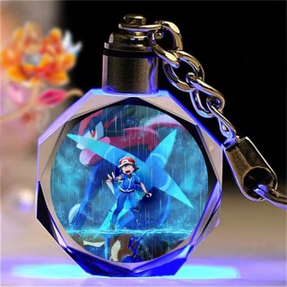 【台灣出貨】神奇寶貝 寶可夢周邊 皮卡丘 水晶鑰匙扣 書包掛件 創意掛件 包包掛件 生日禮物 男生禮物 女生禮物, 1個, 甲賀忍蛙寶可夢離別