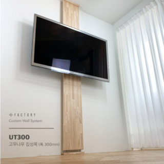 윈팩토리 무타공 벽걸이 TV 스탠드 티비 거치대 이동식 셀프 설치 브라켓, 나사프레임, 고객직접선택, UT300, 1개