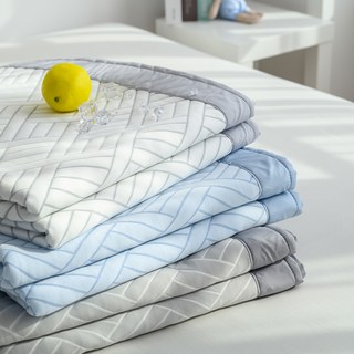 슬리안 듀라론 냉감패드 쿨매트 휴비스 여름침대패드 고정밴드 슈퍼싱글 퀸 킹, SS x 침대패드 1장, 블루