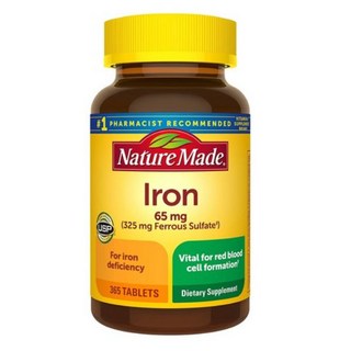 네이처메이드 아이언 65mg 타블렛, 365정, 1개