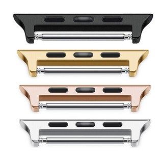 애플워치 호환 스트랩 연결 어댑터 커넥터, 실버, 18mm, 38/40/41mm, 1개