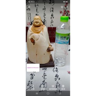 彌勒佛崖柏木雕像