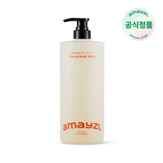 어메이즐 탠저린 스파클링 탄산수 pH 페이스&바디워시 1l / 각질 케어 체취제거, 1개, 1000ml