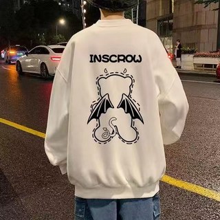 小熊短袖T恤 情侶裝 男女同款 圓領套頭寬鬆休閒衛衣