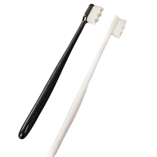 口腔保健 細毛牙刷 保護牙齦 潔齒神器, 1個, 萬毛牙刷 (白色波浪款)