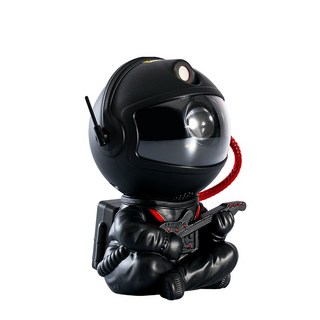 超浪漫燈光 星空投影燈 太空宇航員 銀河星空燈 激光投影 滿天星 氛圍燈, 吉他款-黑色