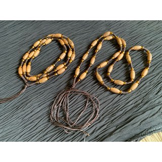 畫意坊 雞翅木項鍊 天然雞翅木吊墜繩掛件 玉墜項鏈繩 毛衣鏈 手工編織玉佩繩子