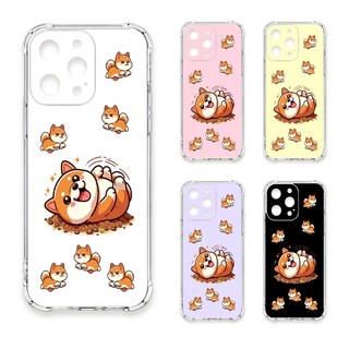 24H快速出貨 TRON iPhone 16/ Plus/ Pro/ Pro Max/ e 柴犬翻滾 四角防摔 軟殼 手機殼