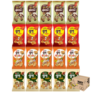 [스낵365] 쫄병스낵 짜파게티맛5개+매콤한맛5개+안성탕면맛5개+바베큐맛5개(총20개), 82g, 20개