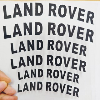 랜드 로버 디스커버리 2 3 4 5 스포츠 레인지 로버 스포츠 SV Evoque L322 Vogue Velar 용 6Pcs PVC 자동차, 03 LAND ROVER Black, 1개