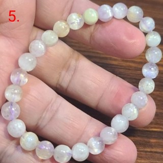 紫鋰輝石 紫磷灰石 手鍊 手環 手珠 貓眼 拉絲 7mm 天然 水晶玉石