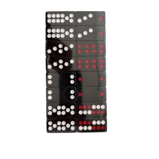 KKK 高級骨牌 經典桌遊 益智遊戲 家庭同樂, 黑色, 1個