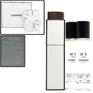 [선물포장+쇼핑백] 샤넬 넘버5 로 EDT 트위스트 앤 스프레이 (본품 20ml 1개 + 리필 20ml 2개)
