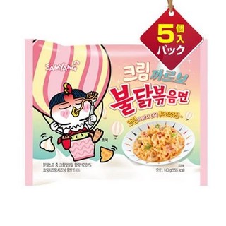SAMYANG 산요 크림 카르보블 오리 볶음면 140gx5개