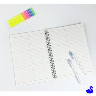 NS 4500 PP 6등분 좌철노트 B5 12379 학원연습장 중학생노트, 단품 1개