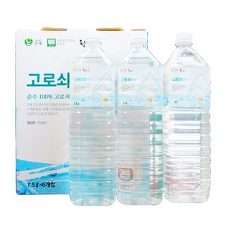 윤플러스 강원도 인제 고로쇠 수액, 1.5L, 6개
