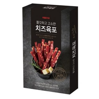 서울우유치즈 치즈육포, 60g, 60개