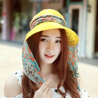 UV 99.9 멀티스카프 자외선 차단 모자 여성 여름 마스크 썬캡