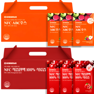 석류즙 + abc주스 / 물 한방울 없는 과채 원액 / 건강 선물 2박스, 60개, 70ml