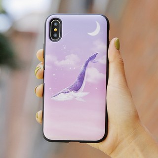 시안샵 TRY 달빛고래 카드도어범퍼케이스 갤럭시S21 S20 S10 5g A32 갤럭시노트20 노트9 노트8 S9