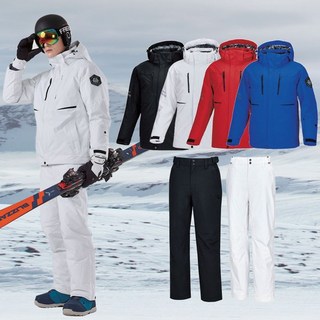 남자 여자 스키복 보드복 점퍼 자켓+바지 팬츠 세트 835912, 835-2 화이트_105, 912-1 블랙_100