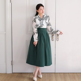 생활한복에 생활한복을 더한 덧치마 스커트 빅사이즈 허리치마 퓨전의상