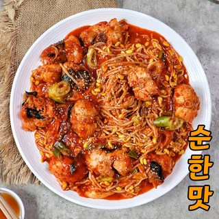[코끼리씨푸드] 손질 뼈 껍질 코끼리아구찜 아귀찜 (순한맛) 밀키트 1.5~2인분, 1개, 930g