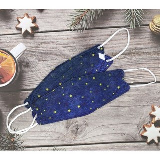 星空韓版KF94魚嘴口罩 10入/袋 日常防護口罩, 9, 1個