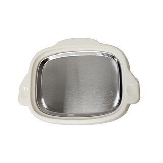 [上手家居] 304不鏽鋼 炒冰機 冰淇淋機 炒酸奶機 DIY 25cm 20cm, 304不鏽鋼炒冰盤-椰奶白, 1個