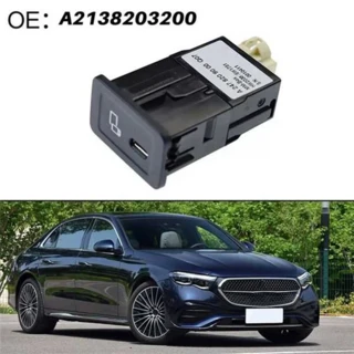 멀티미디어 연결 장치 USB 포트 A2138203200 Mercedes benz 호환 E 클래스 세단 (W213) 2017 2019, 01 Black
