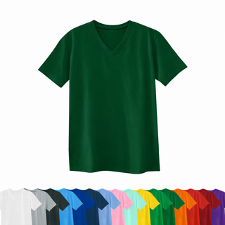 티데일리 남녀공용 30수 브이넥 반팔 티셔츠