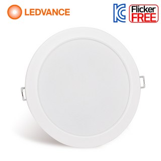 LED 다운라이트 6인치 17W 오스람 레드밴스 매입등, 1개, 전구색(노란빛)