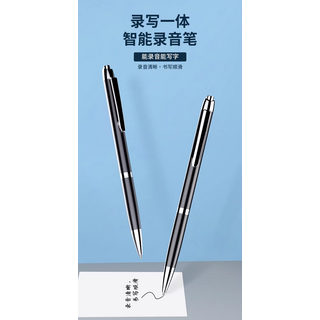 長續航筆形錄音筆，一鍵錄音，高清音質，錄音轉文字，贈送筆芯，會議記錄神器, 標準版, 標配