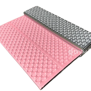 OWG 歐爾 蛋殼睡墊 銀膜 露營睡墊 防潮墊 折疊睡墊 台灣發貨 帳篷野營 登山, P55 粉色