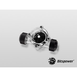 Bitspower [BP-FS-CLBKMBK]水流計-炭黑色(含轉速偵測功能), 1個