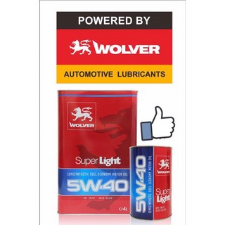 Max魔力生活家 德國狼堡WOLVER Super Light 5W40機油4公升裝(原裝進口)