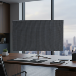 프렌지 쫀쫀한 스판 밴딩 모니터커버, 딥그레이