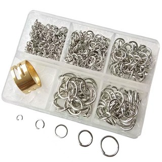 단단한 오링 더블유제이 키링부자재 키링 연결 고리 두꺼운오링 키링 오링, 실버, 1개