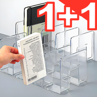 순담리빙 북엔드 책꽂이 2p, 투명