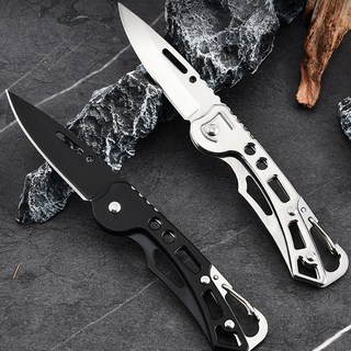 키체인 고리 폴딩 나이프 키링 열쇠고리칼 캠핑 블랙 J296, 단품, 단품