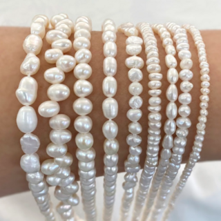 미남상점 담수진주 구슬 진주알 비즈공예재료 반지 팔찌 만들기 DIY 시드비즈, 13) 6-7 미리 못난이, 1개