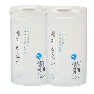 크리오1+1 생활물가 베이킹소다 1kg 과탄산소다 구연산