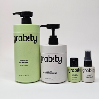 그래비티 엑스트라 스트롱 샴푸 워터 트리트먼트 세트, 1세트