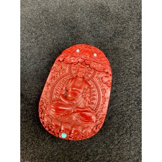 畫意坊 千手觀音菩薩 阿彌陀佛 硃砂佛牌 本命佛 八大守護神 菩薩硃砂吊墜 平安項鍊 本命佛項鍊 平安月, 1個