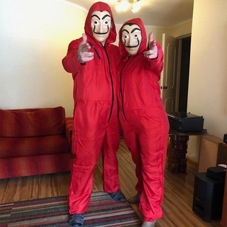 종이의집 옷 의상 졸업사진컨셉 할로윈 코스튬 달리가면 마스크 코스프레 의상