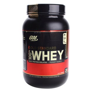 OPTIMUM NUTRITION 歐恩 黃金標準分離乳清蛋白補充劑 牛奶巧克力, 907g, 1個