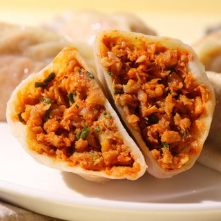 [50년 청주 육거리소문난만두] 수제 엄마 손 매운김치만두 맛집 택배 [원산지:상세설명에 표시], 1개, 700g