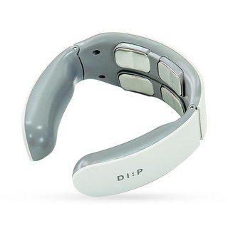 디프 4헤드 9단 강도 초경량 저주파 목마사지기 6종 마사지 모드 무선 충전식 온열 안마기, 화이트