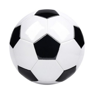運動 足球 中小學生 兒童球 中考 幼稚園 3號 4號 5號 成人 青少年 訓練用球 足球訓練 中小學生 練習, 1個, 促銷款 3號經典黑白款 裸球 【防爆加厚