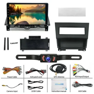 차량용 무선 스테레오 라디오 혼다 어코드 2008-2013 2G 카플레이 카메라 와이파이 GPS 네비게이션 부품, 01 1 Set